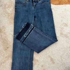 Karl Lagerfeld Blue Straight Leg Jeans